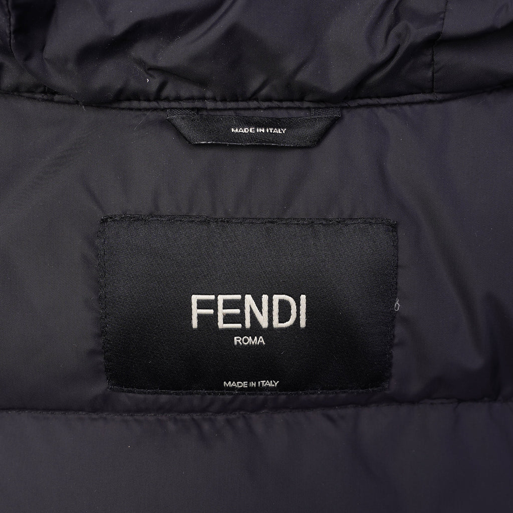 Fendi Mens Jacket Black / Zucca IT 48 / UK S