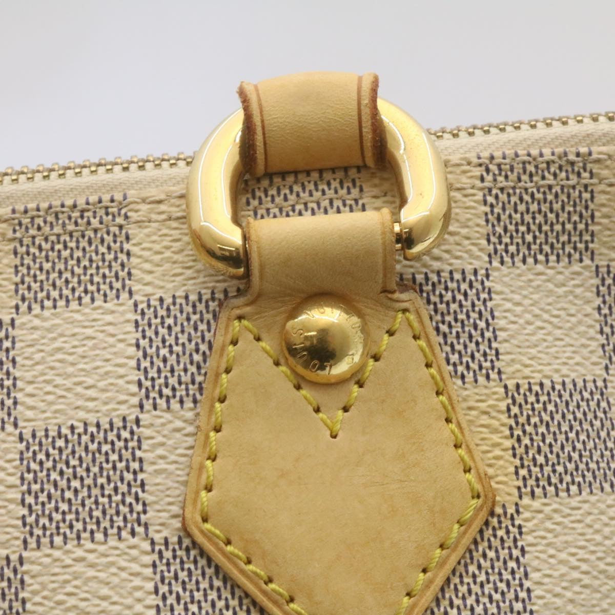Louis Vuitton White Canvas Saleya shoulder bag