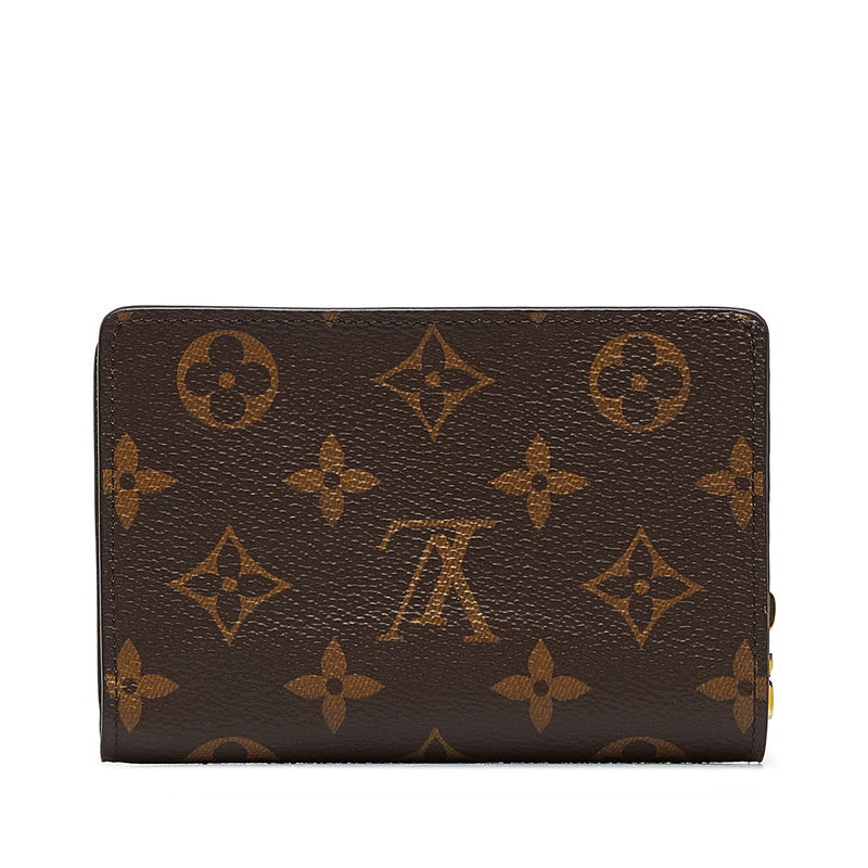 Louis Vuitton Monogram Giant Reverse Portfolio Juliet Double Folded Wallet M69432 Marlon Brown Gold PVC Leather  Louis Vuitton