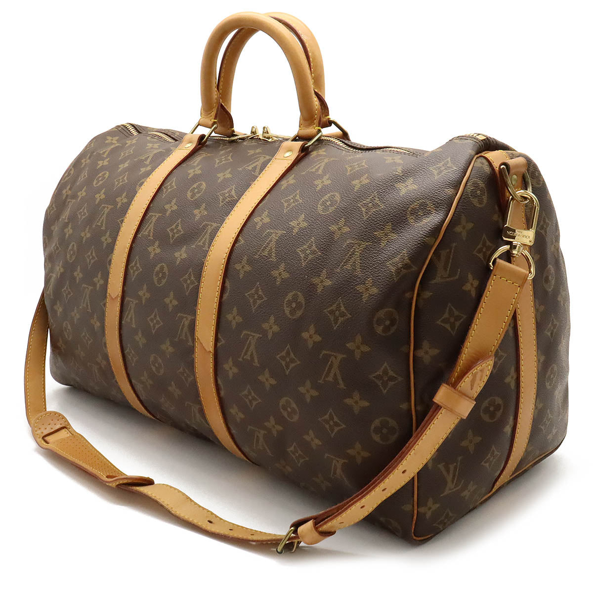 Louis Vuitton Monogram Keipol Bandriel 50 Boston Travel Bag 2WAY M41416