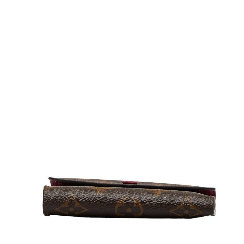 Louis Vuitton Monogram M41938 Three Folded Wallet PVC/Leather Fushas Brown  Fushas