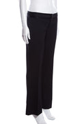 Gucci Black Satin Waistband Pants SZ 40