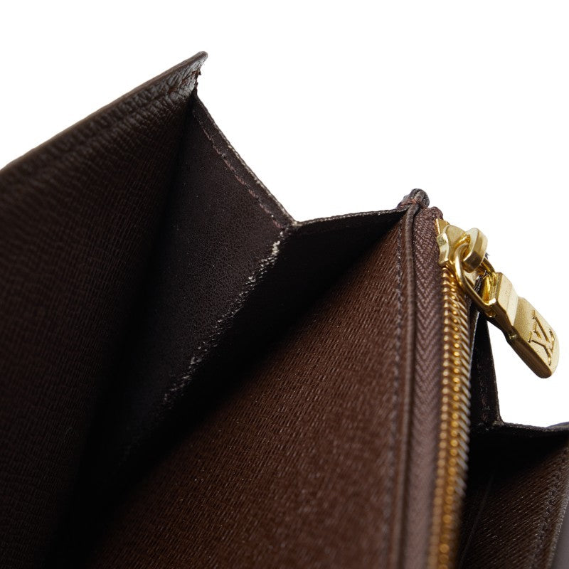Louis Vuitton Louis Vuitton Damière N61734 Long Wallet PVC/Leather Brown