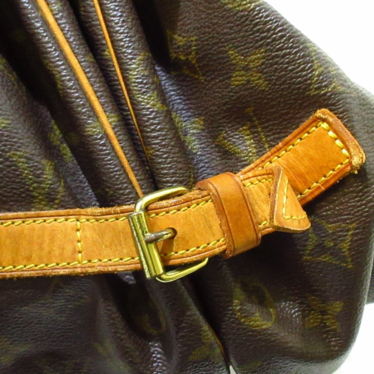 Louis Vuitton Brown Canvas Saumur shoulder bag