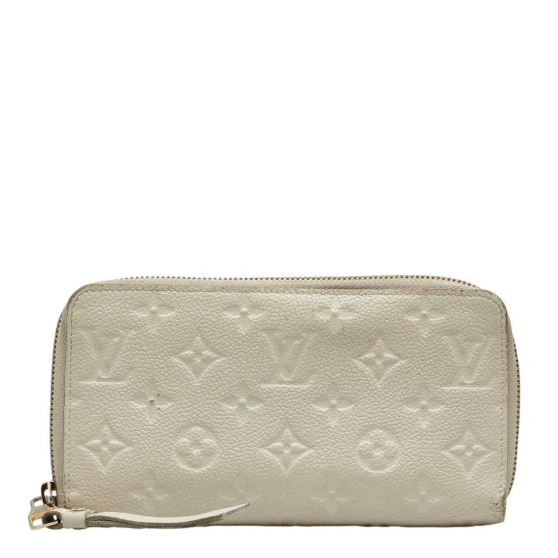 Louis Vuitton Monogram Amplant M93437 Long Wallet Leather Negro White  Vintage