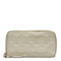 Louis Vuitton Monogram Amplant M93437 Long Wallet Leather Negro White  Vintage