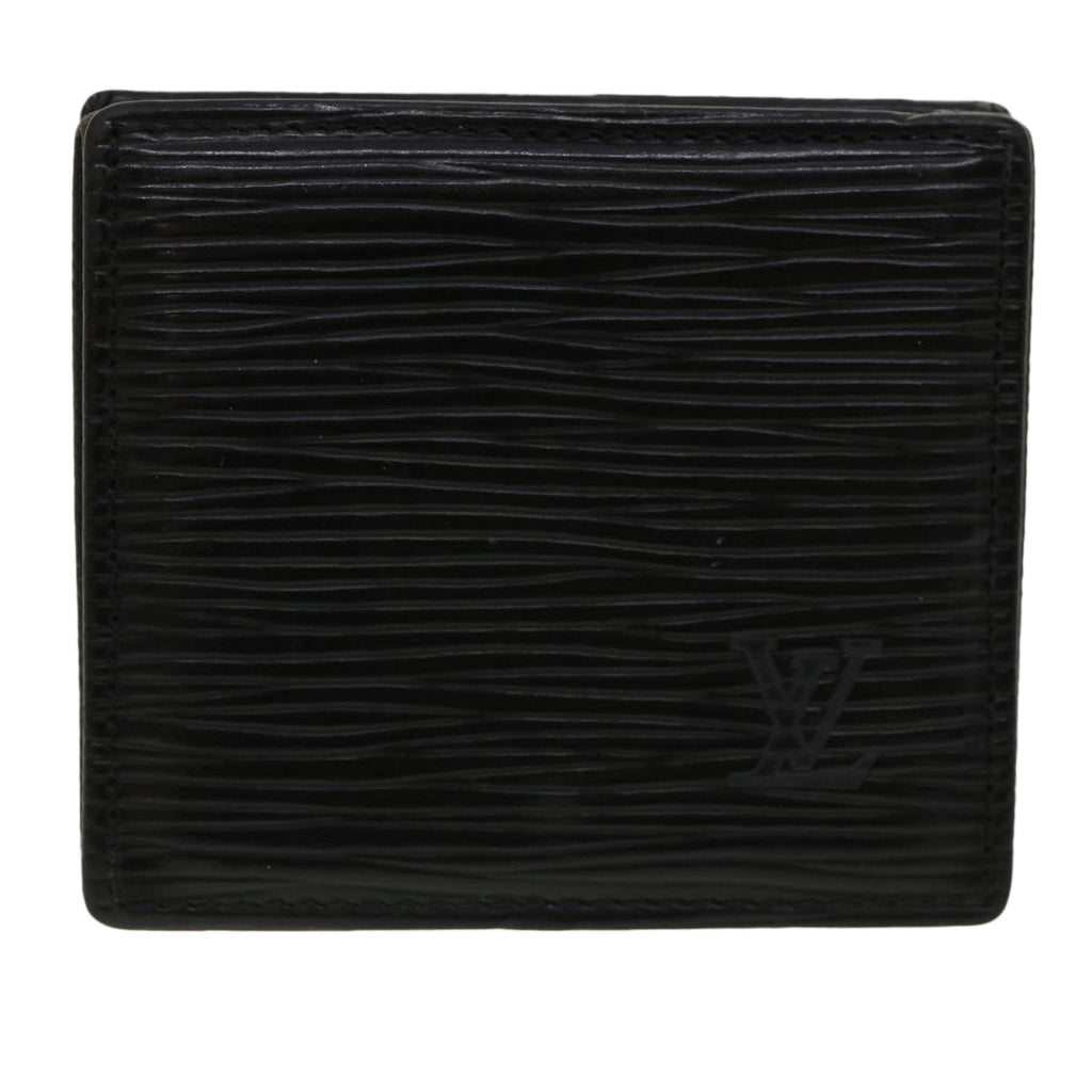 Louis Vuitton Black Leather Epi wallet wallet accessories