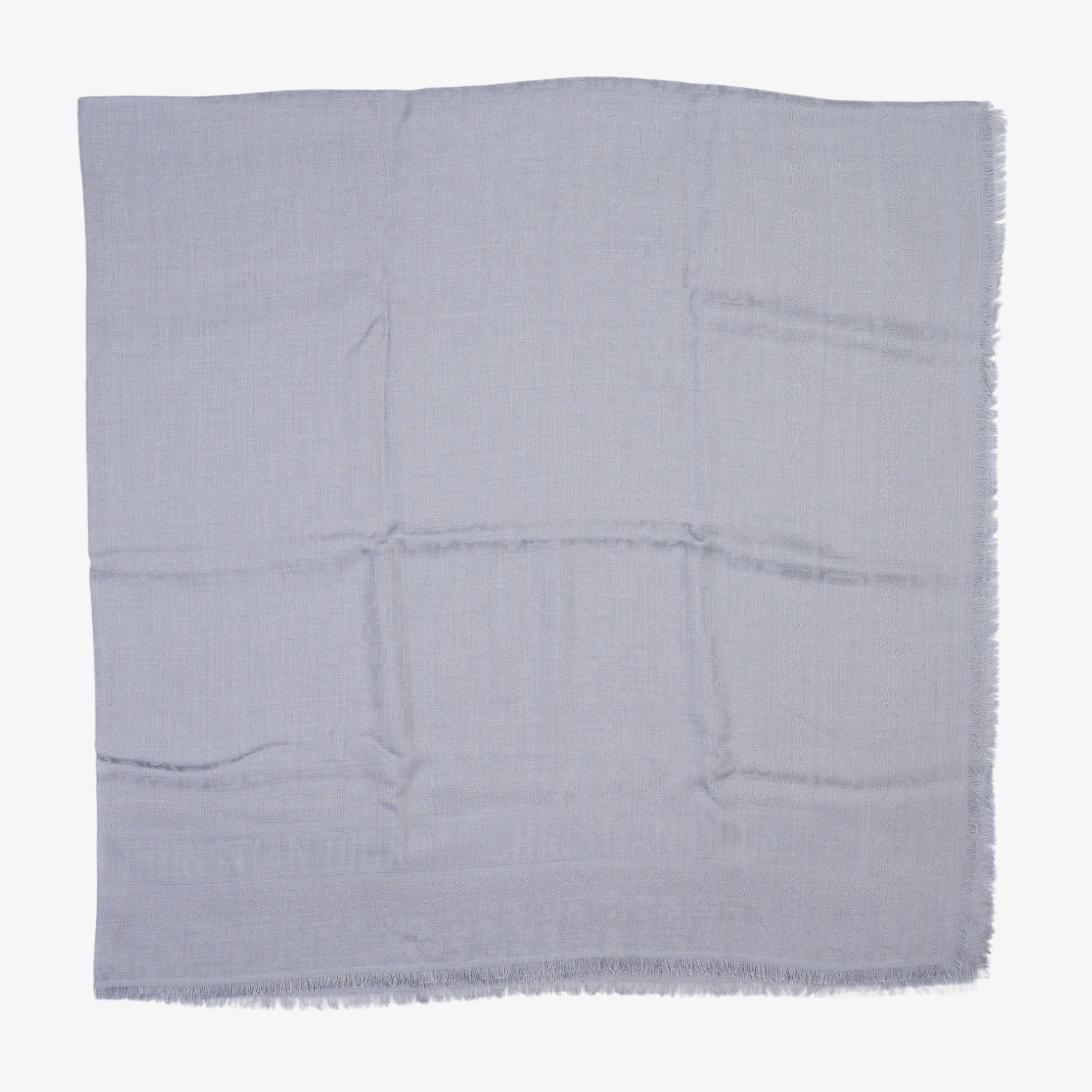 Dior Womens Oblique Scarf Blue
