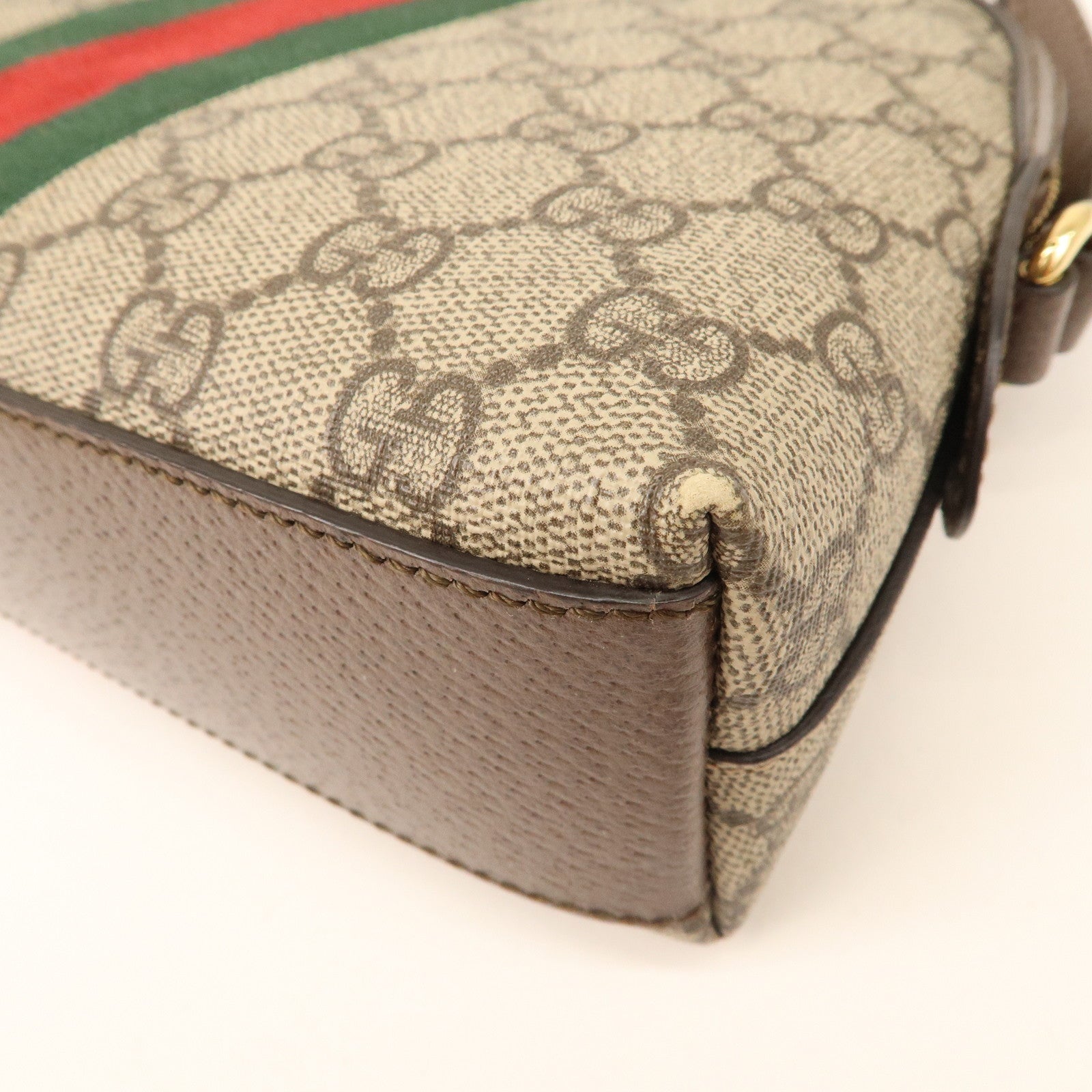 GUCCI Ophidia GG Supreme Leather Shoulder Bag 499621