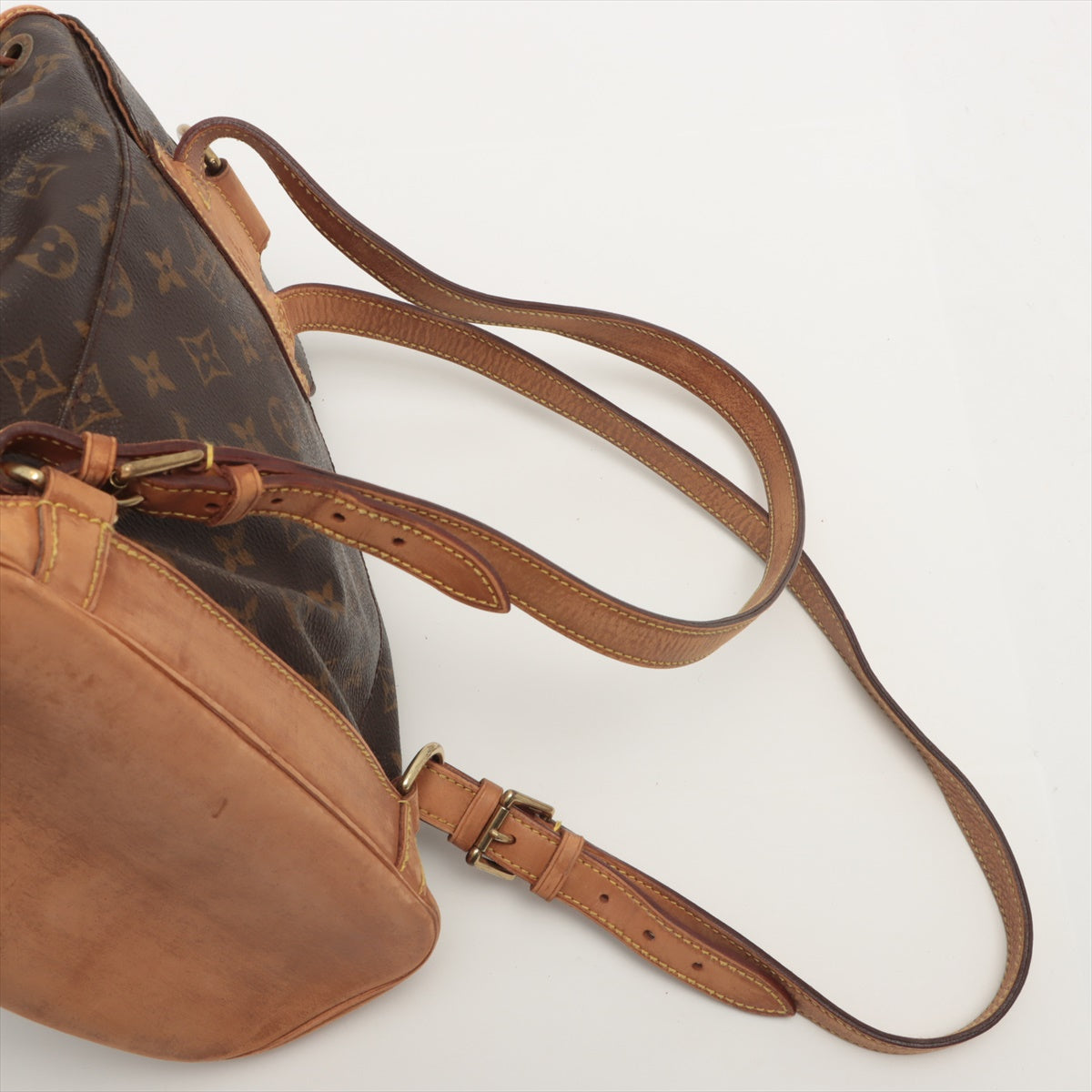 Louis Vuitton Brown Leather Montsouris shoulder bag