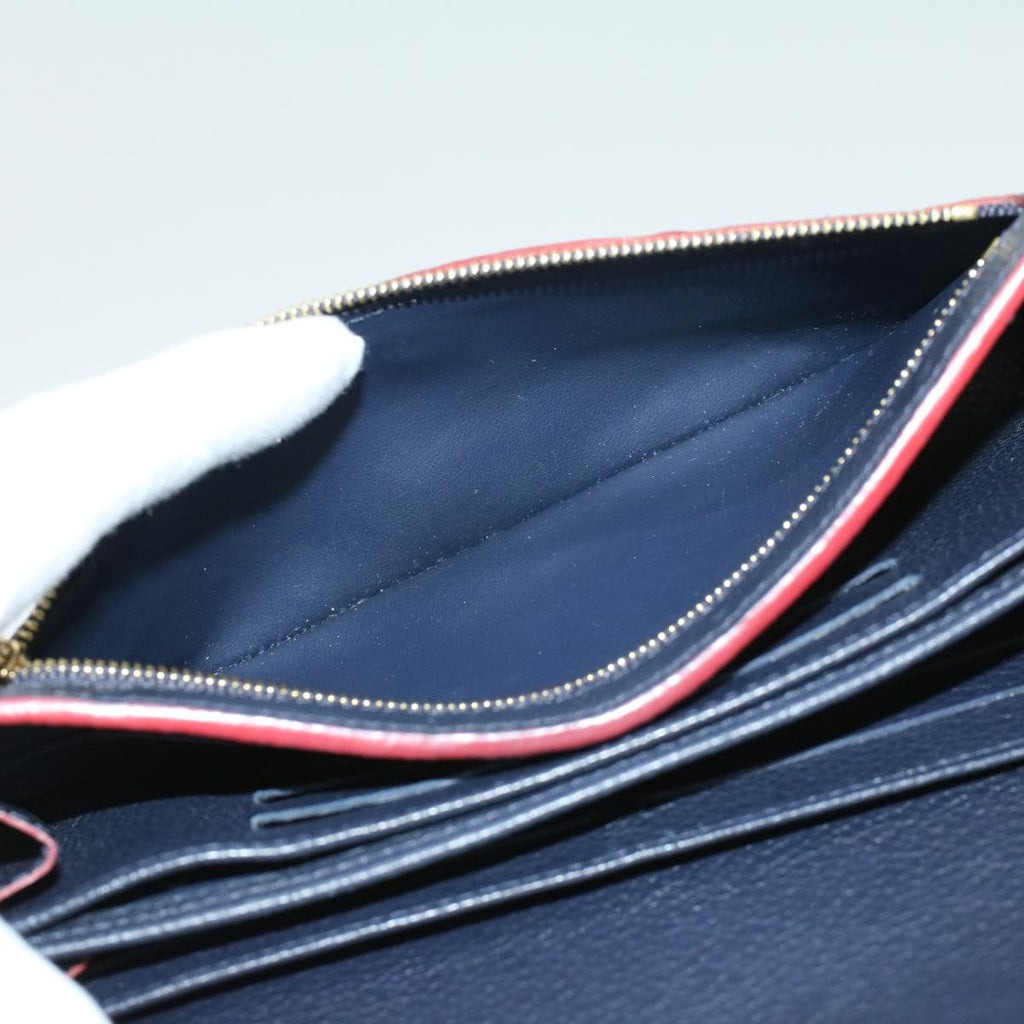 Louis Vuitton Navy Leather Pont Neuf wallet accessories