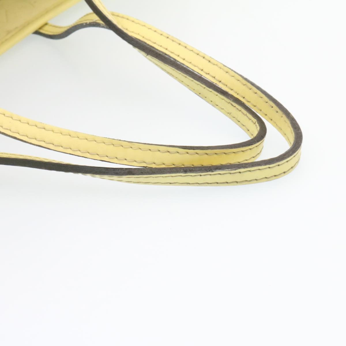 Louis Vuitton Yellow Leather Neverfull MM tote bag