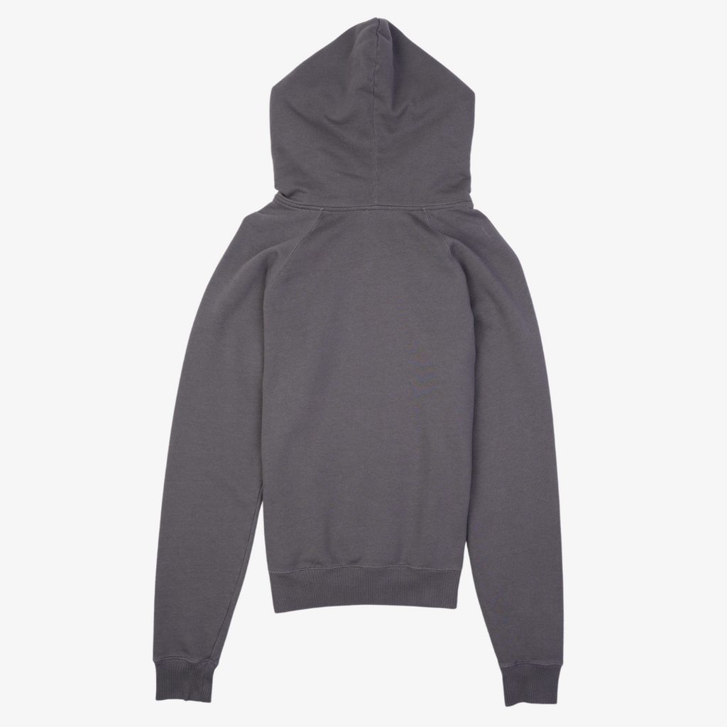 Saint Laurent Womens Malibu Hoodie Grey S