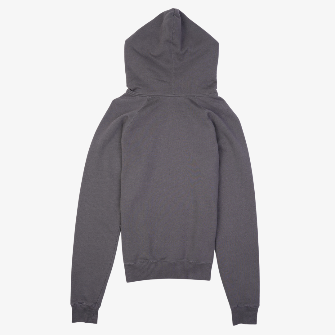 Saint Laurent Womens Malibu Hoodie Grey S