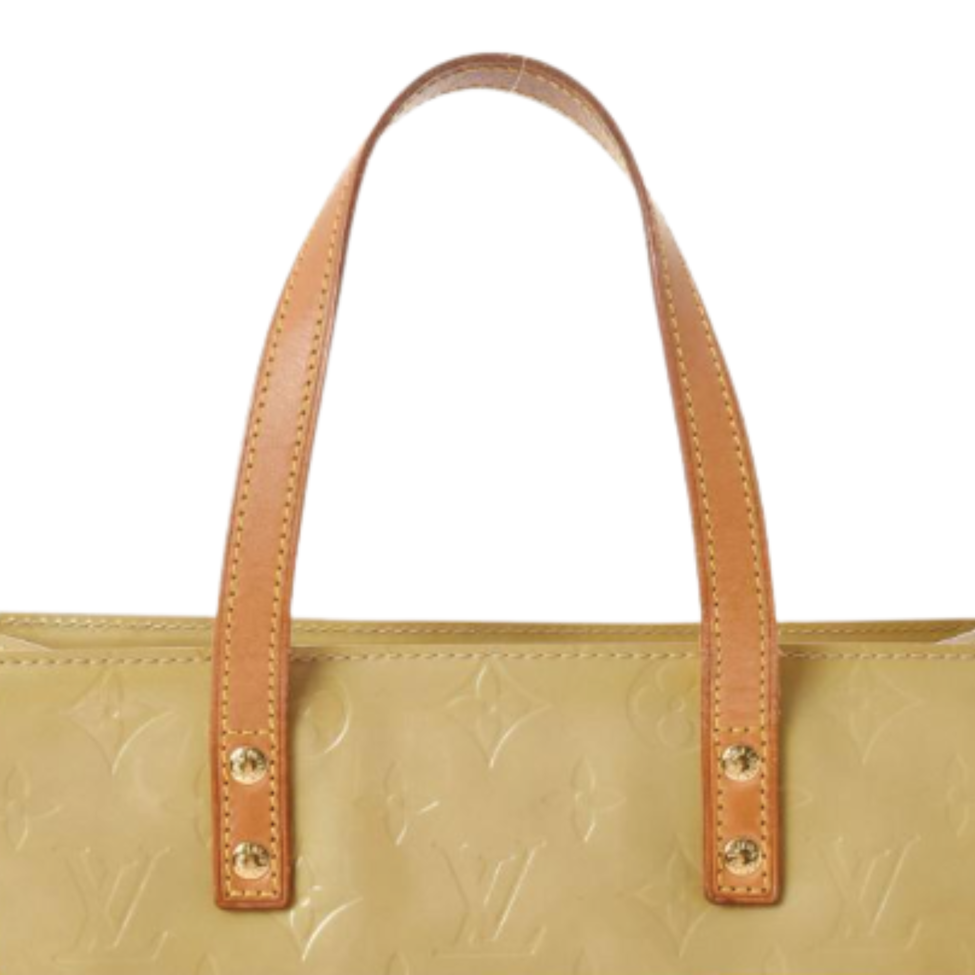 Louis Vuitton Beige Patent leather Reade handbag bag