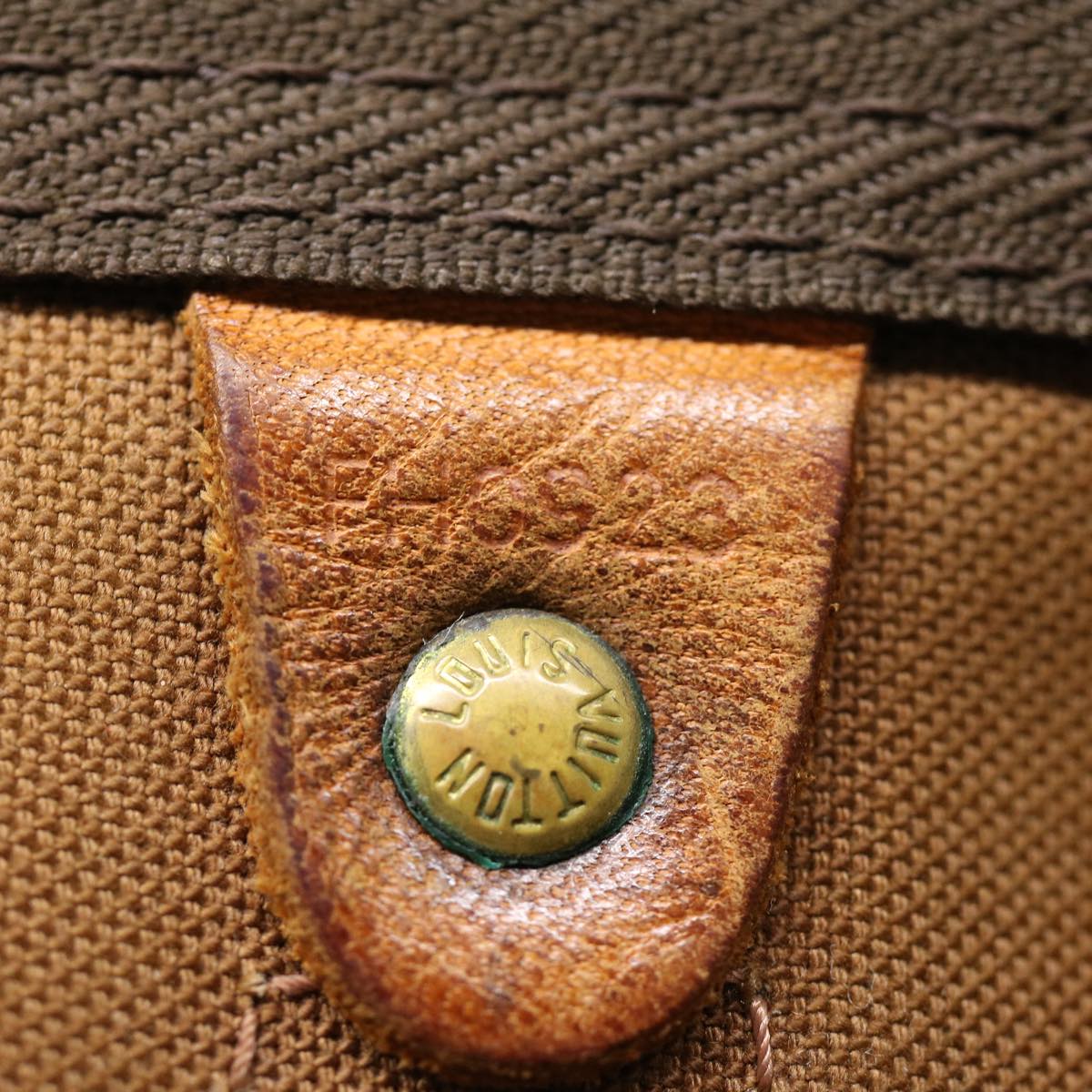 Louis Vuitton Brown Canvas Keepall 45 travel bag