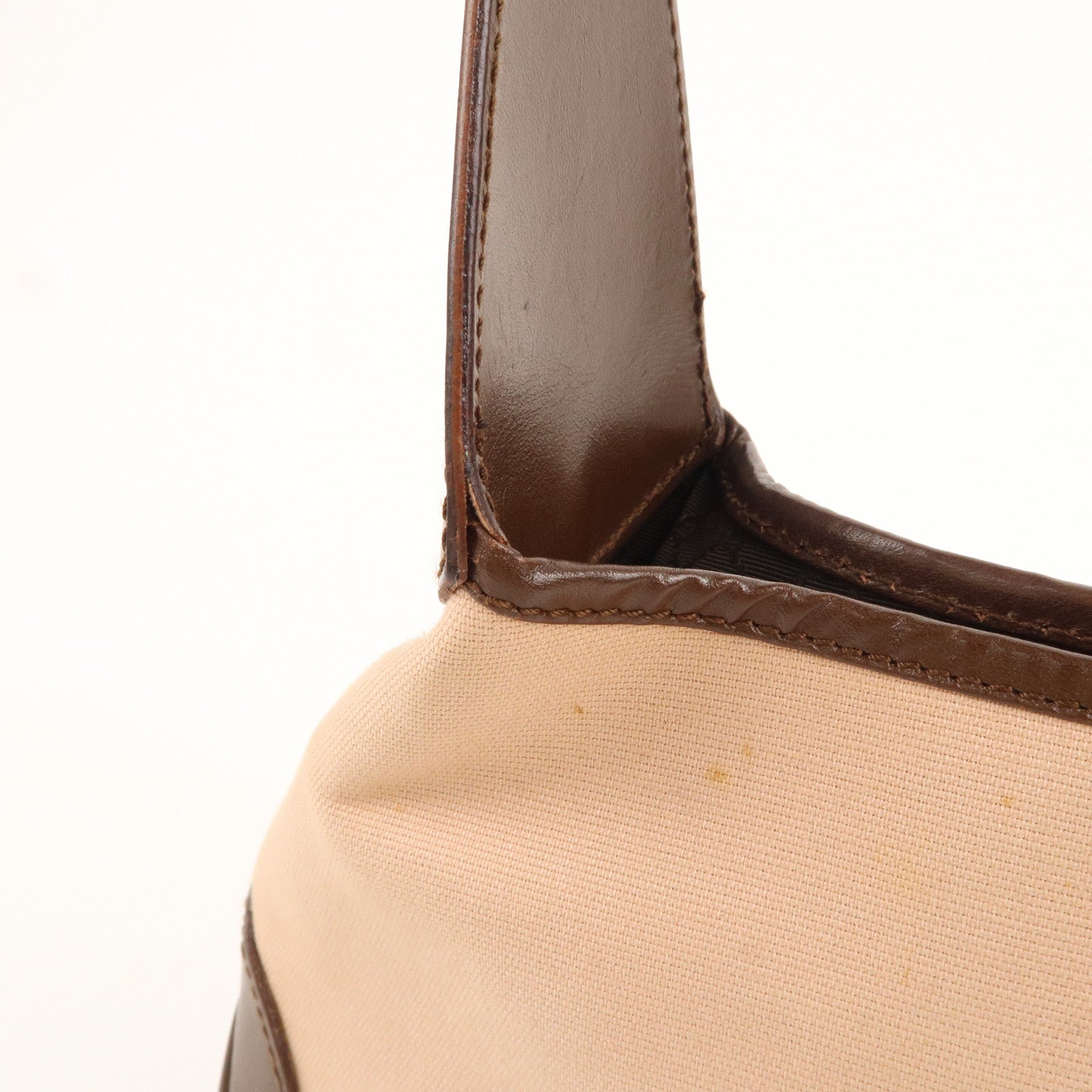 GUCCI Jackie Canvas Leather Shoulder Bag 001.3735 Pink Brown