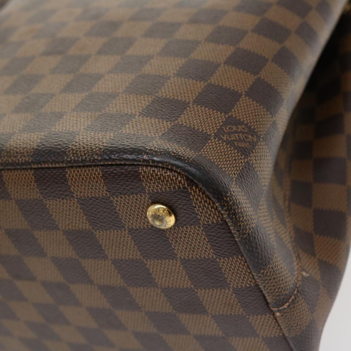 Louis Vuitton Brown Canvas Kensington tote bag