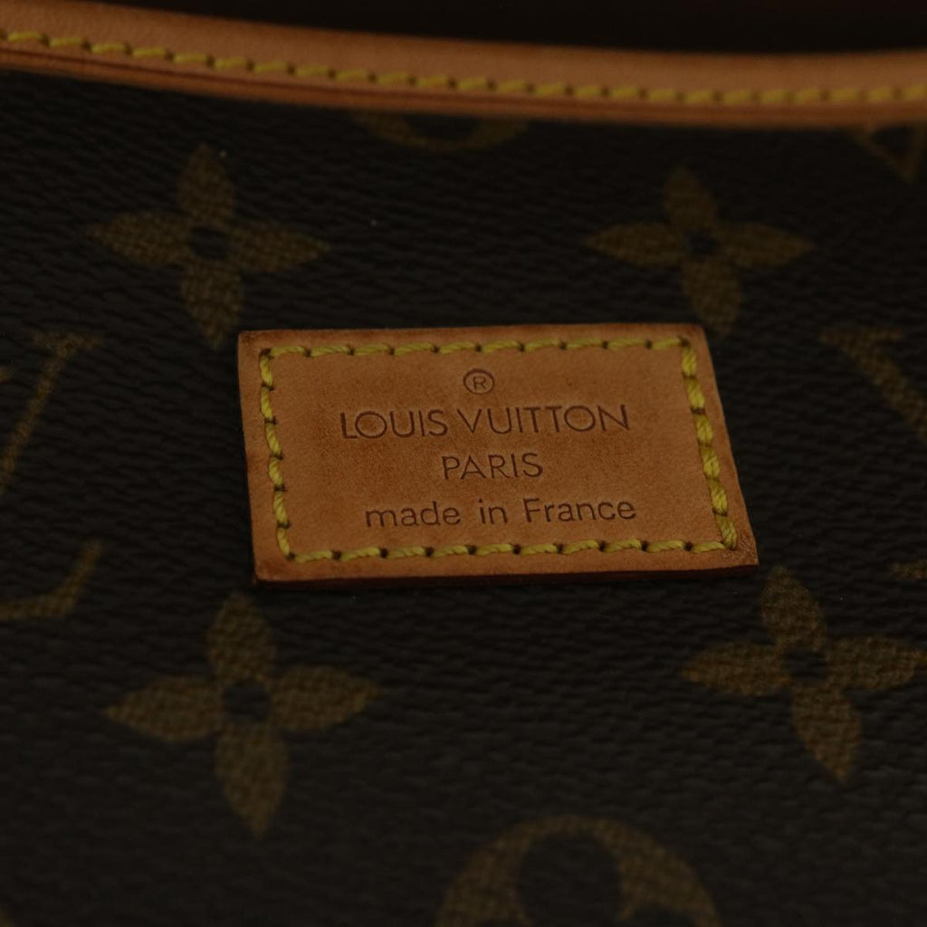 Louis Vuitton Brown Canvas Saumur shoulder bag