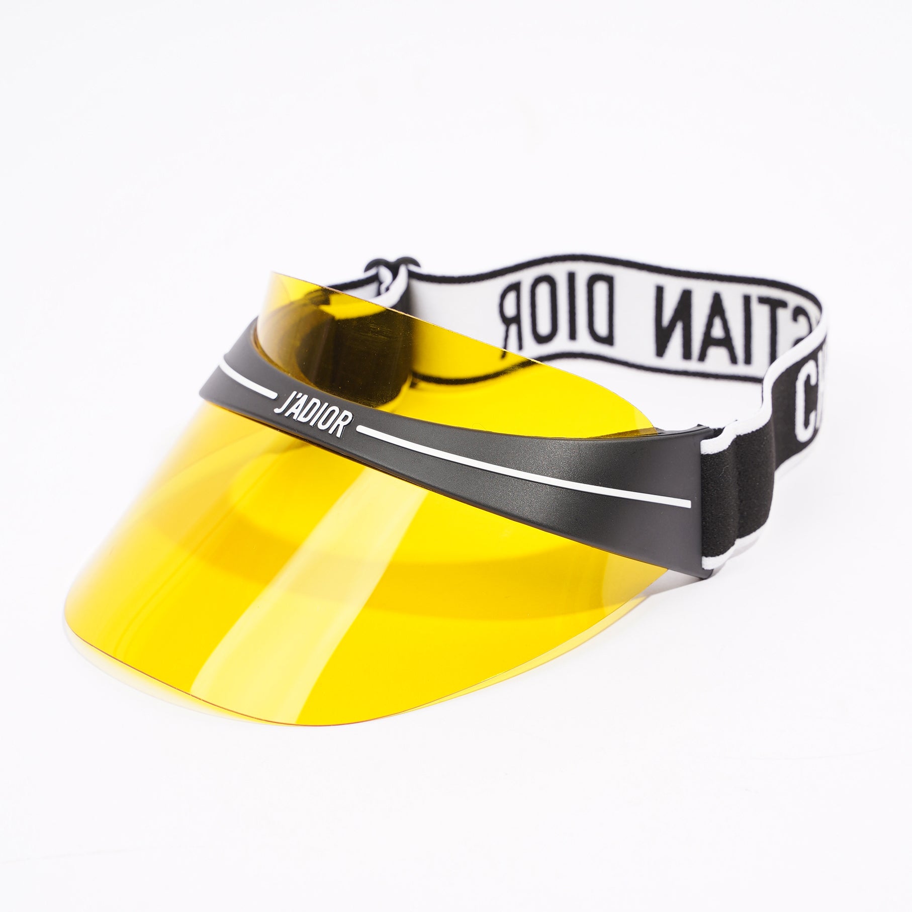 Christian Dior Womens Club 1 Visor Yellow / Black