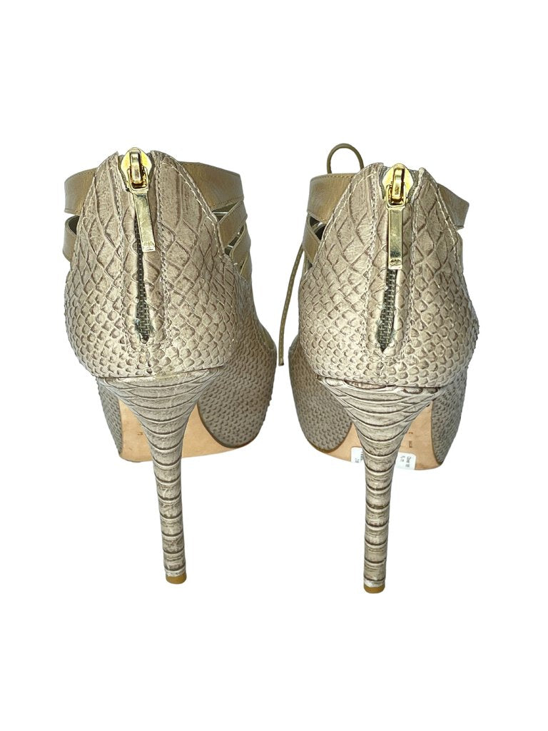 Christian Dior Snake Embossed Sandals |US8.5|IT39|