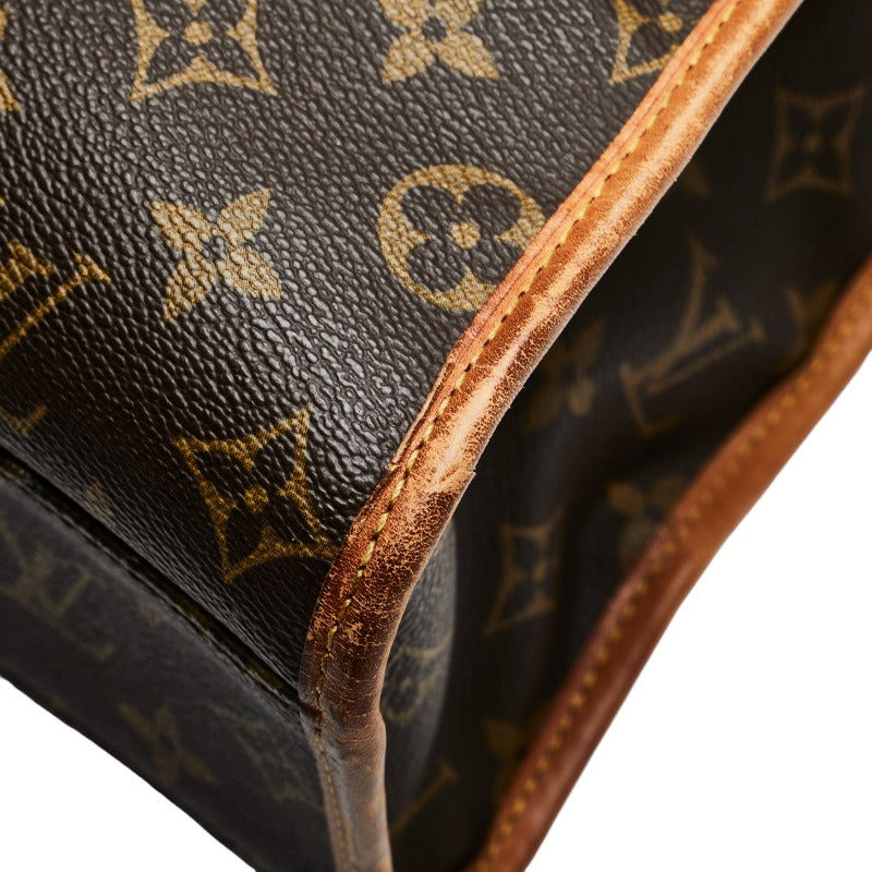 Louis Vuitton Monogram Beverly Handbag 2WAY M51121 Brown PVC Leather  Louis Vuitton