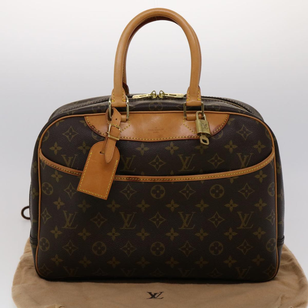 Louis Vuitton Brown Canvas Deauville handbag bag