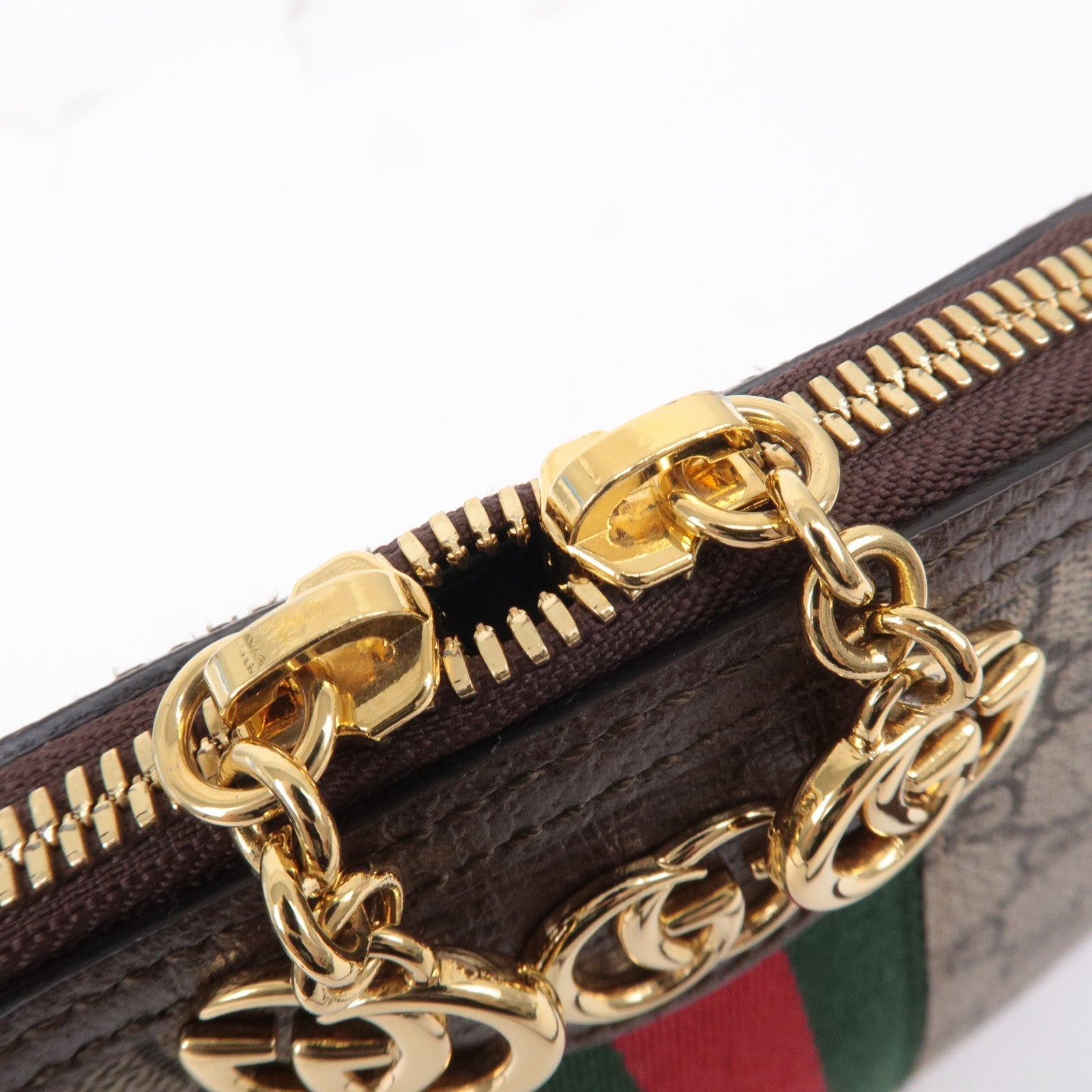 GUCCI Ophidia GG Supreme Leather Shoulder Bag 499621