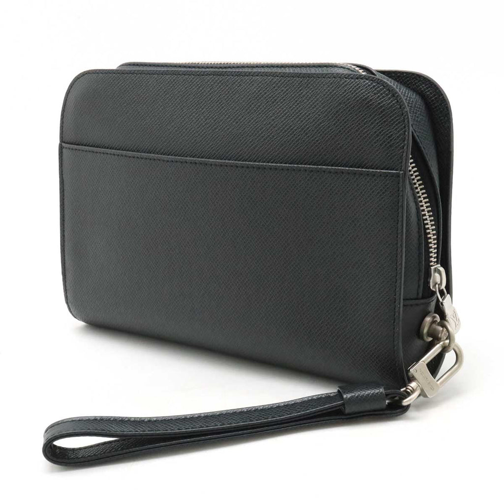 LOUIS VUITTON Louis Vuitton Tiger Bicycle Second Bag Cracks Bag Black Black Without Beta M30182