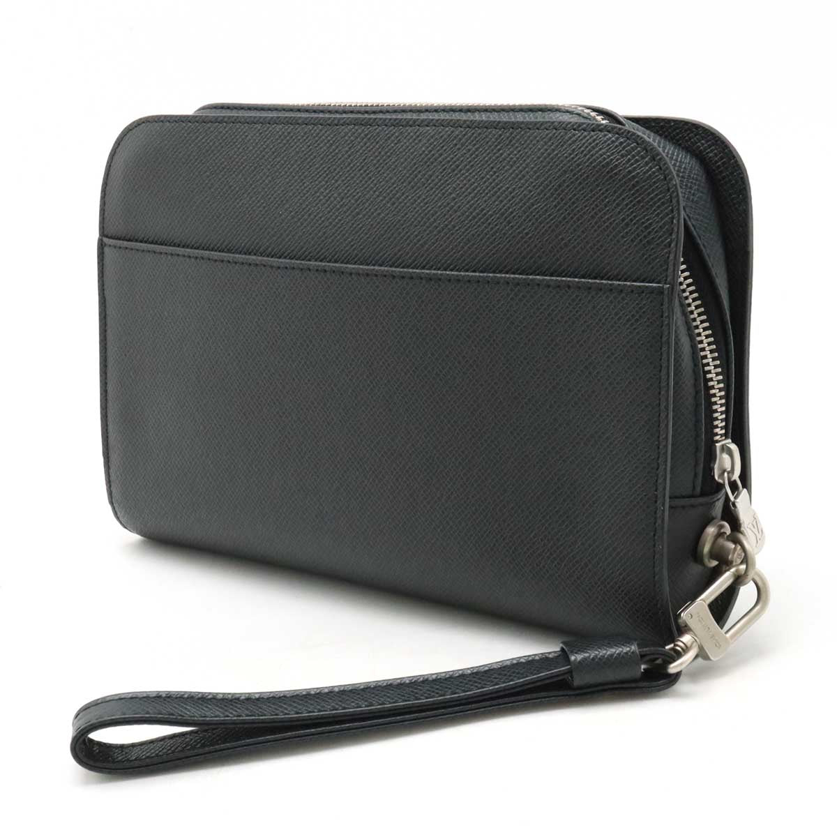 LOUIS VUITTON Louis Vuitton Tiger Bicycle Second Bag Cracks Bag Black Black Without Beta M30182