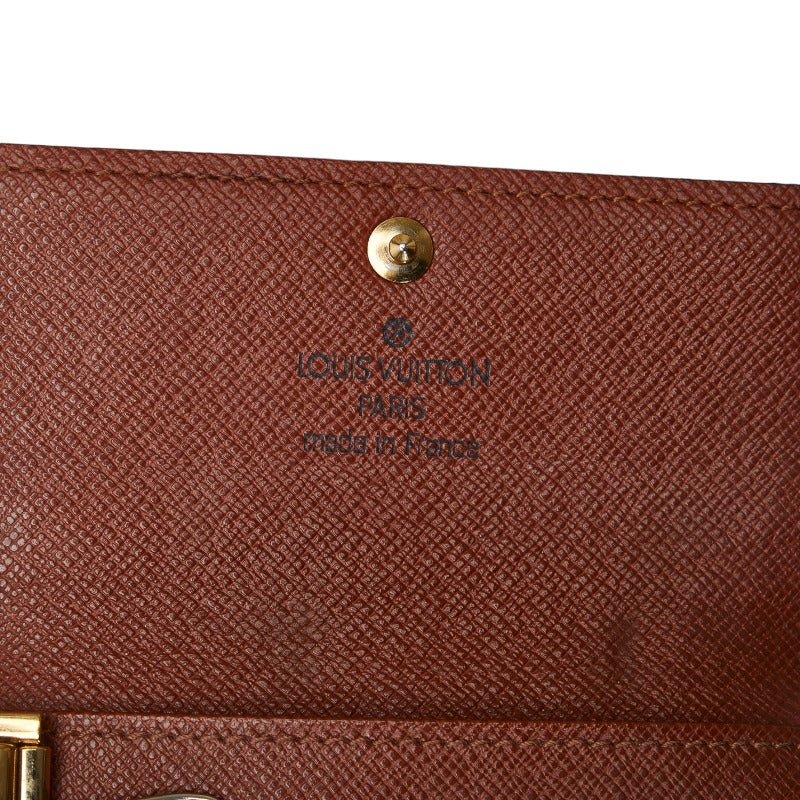 Louis Vuitton Monogram M62630 Keycase PVC/Leather Brown