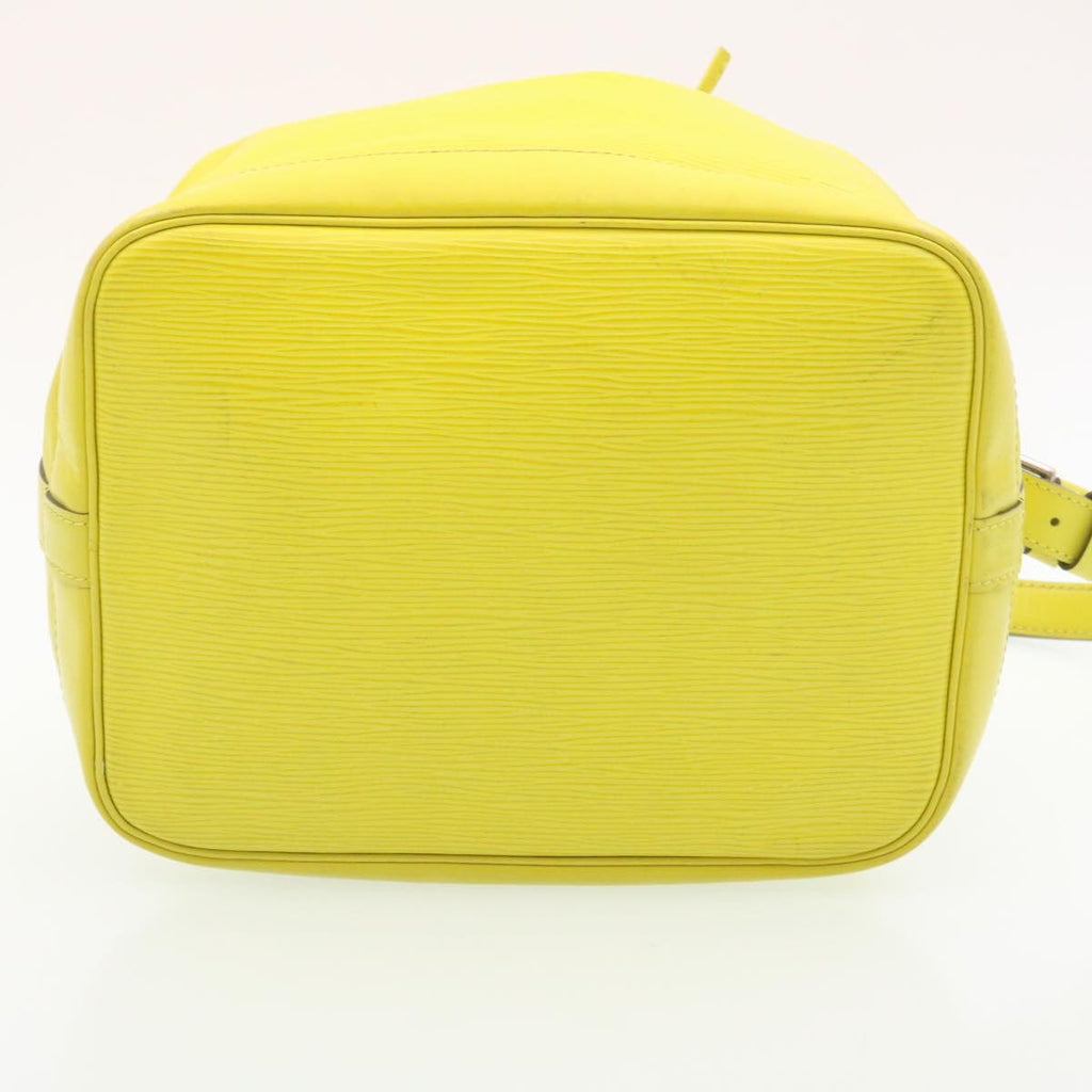 Louis Vuitton Yellow Leather Petit Noe shoulder bag