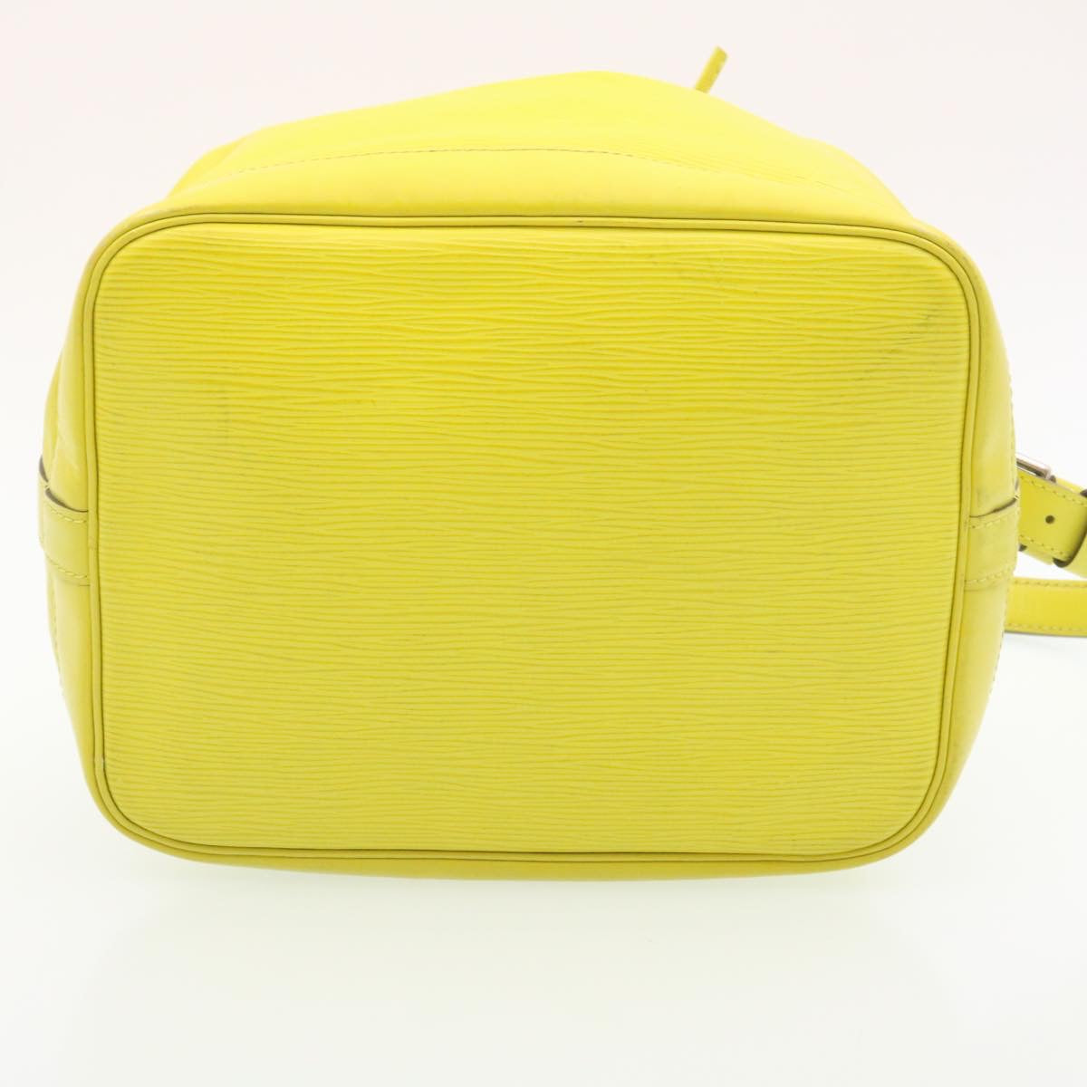 Louis Vuitton Yellow Leather Petit Noe shoulder bag
