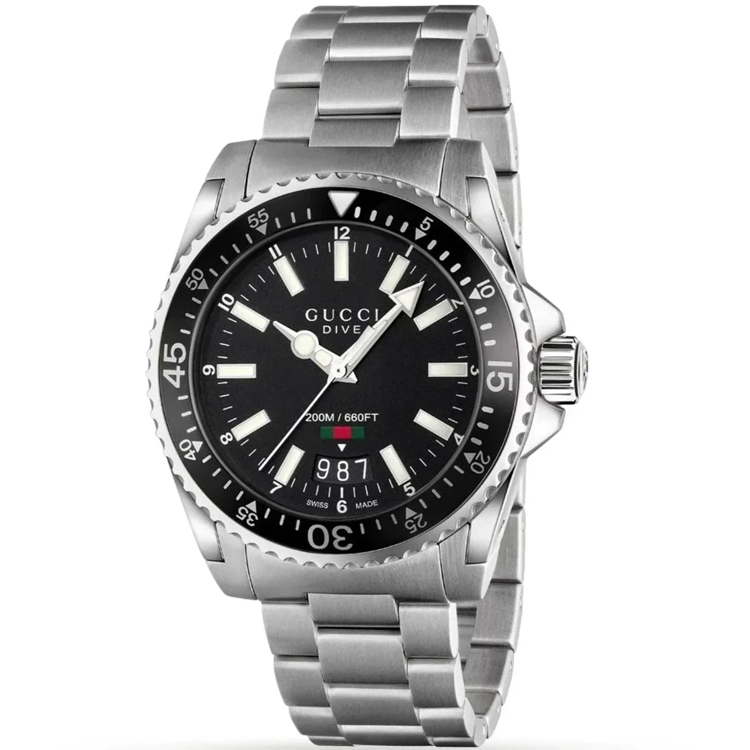 Gucci Dive Men's Black Watch YA136301A