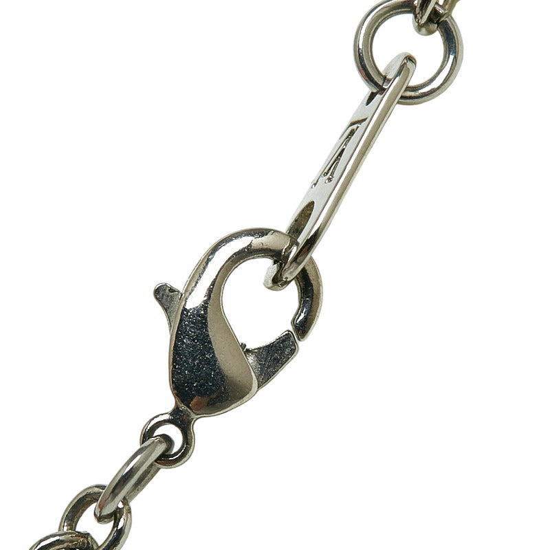 Louis Vuitton Monogram Eclipse Collie Chain Pin-Lock Collar M68875 Silver Metal PVC  Louis Vuitton
