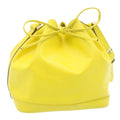 Louis Vuitton Yellow Leather Petit Noe shoulder bag