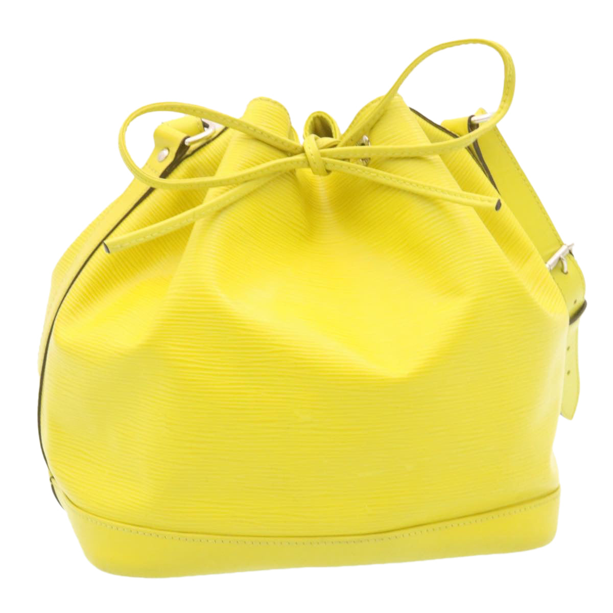 Louis Vuitton Yellow Leather Petit Noe shoulder bag