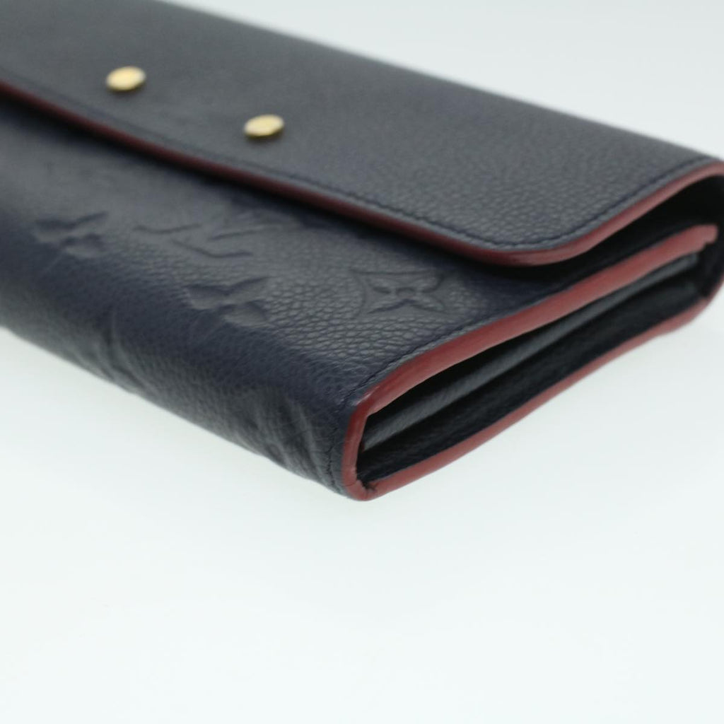 Louis Vuitton Navy Leather Pont Neuf wallet accessories