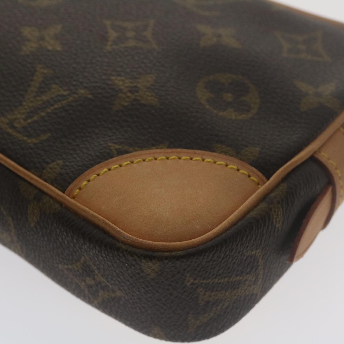 Louis Vuitton Brown Canvas Marly Dragonne clutch bag