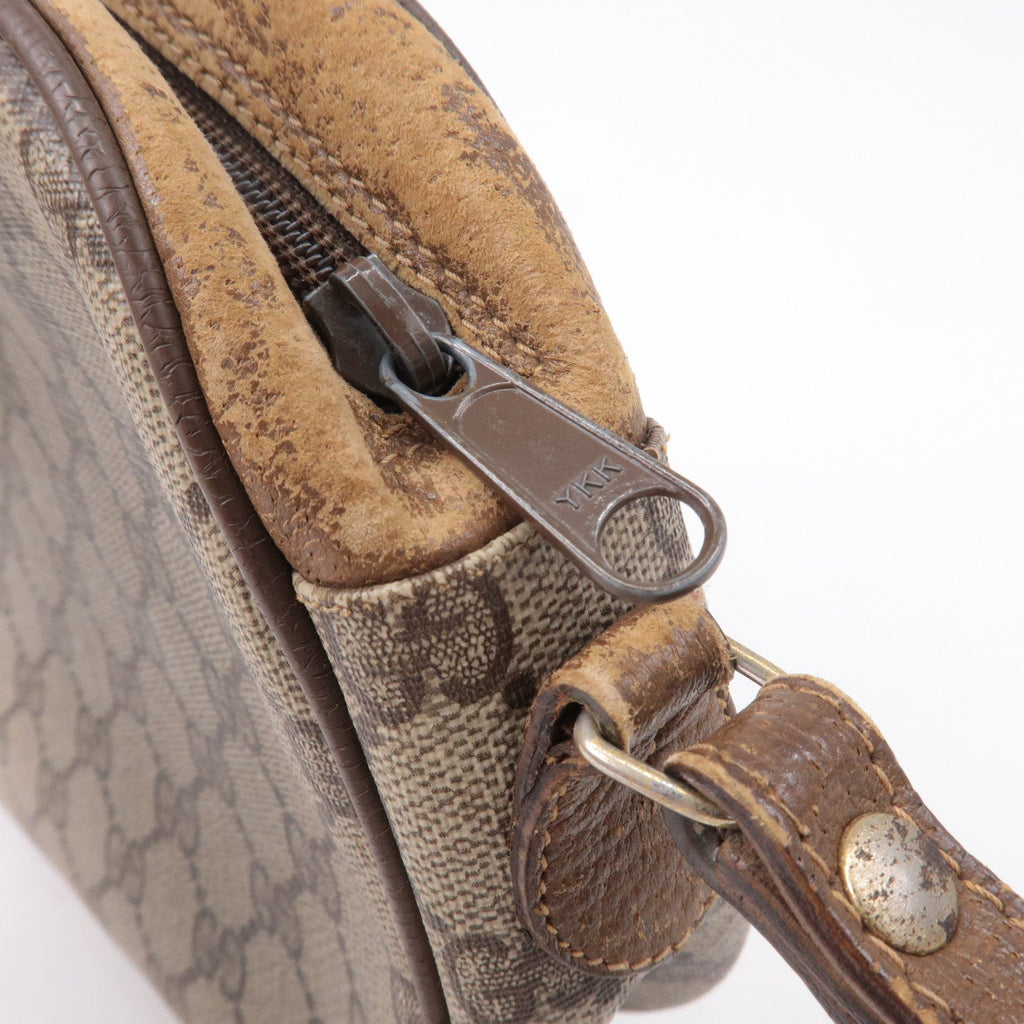 GUCCI Set of 3 Old Gucci GG Plus Leather Clutch Bag Beige Brown
