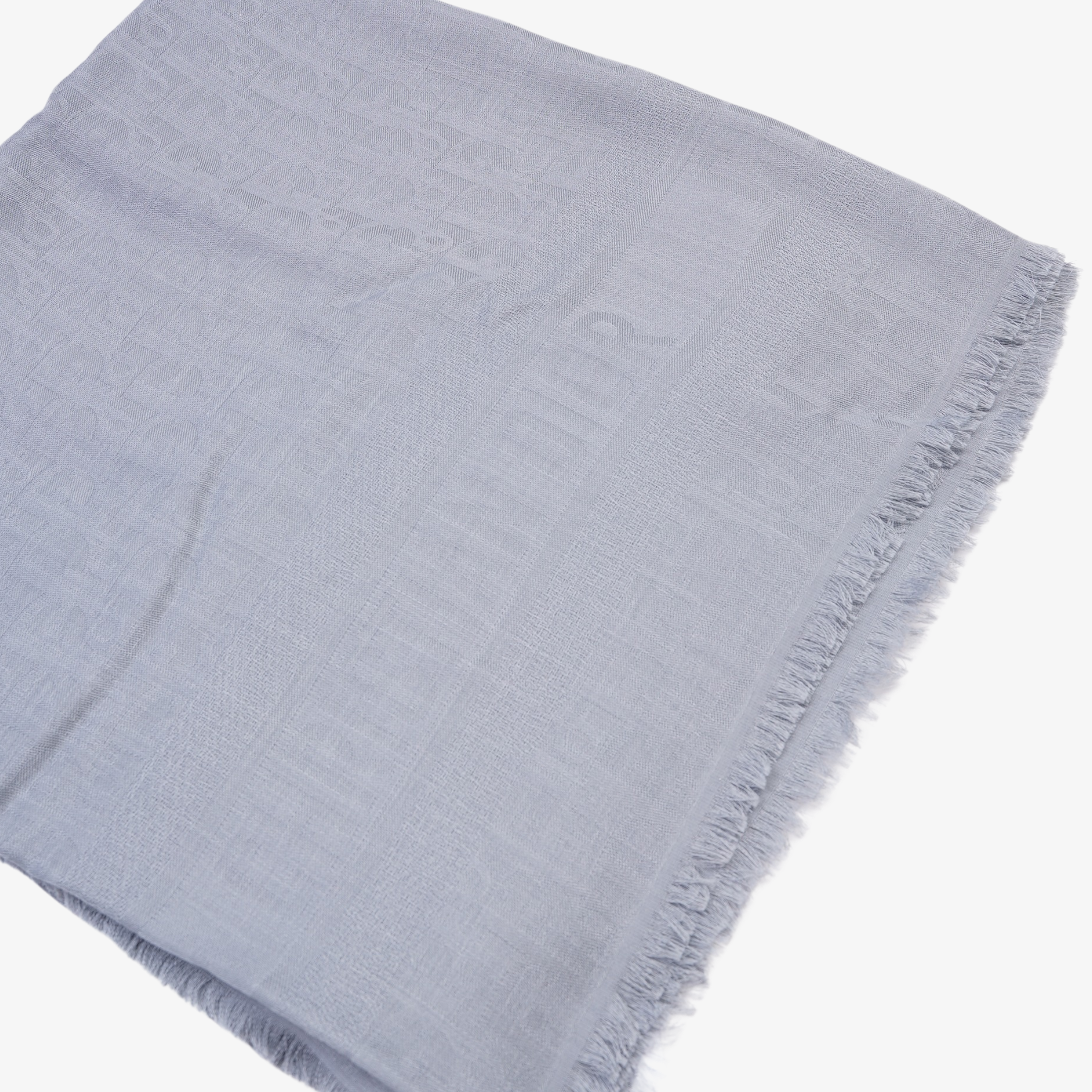 Dior Womens Oblique Scarf Blue