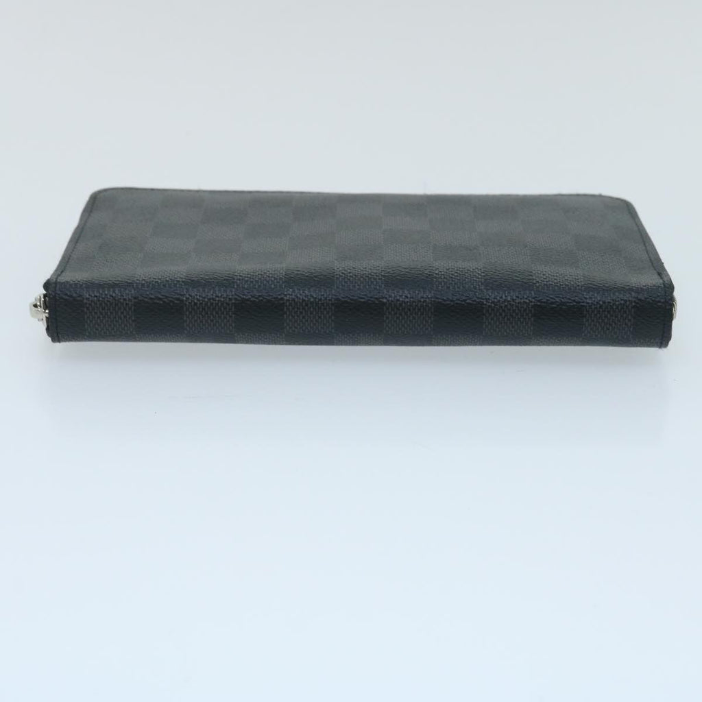 Louis Vuitton Gray Canvas Zippy organizer wallet accessories