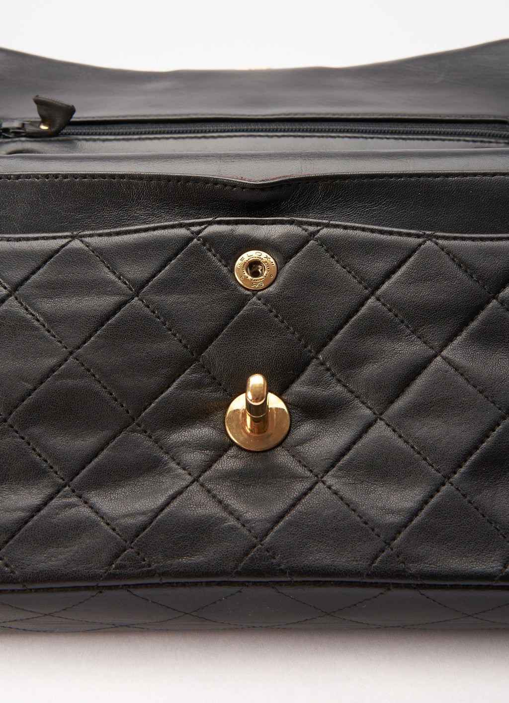 Chanel Classic Double Flap Bag Small Black Lambskin Leather