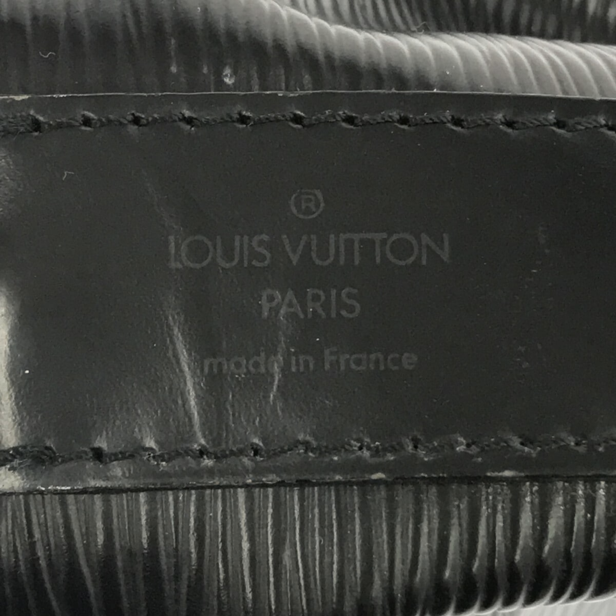 Louis Vuitton Black Leather Sac d'epaule shoulder bag