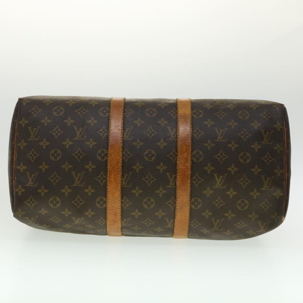 Louis Vuitton Brown Canvas Keepall 45 travel bag