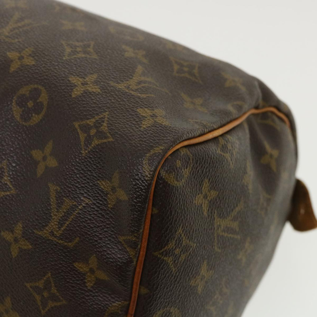 Louis Vuitton Brown Canvas Speedy 30 handbag bag