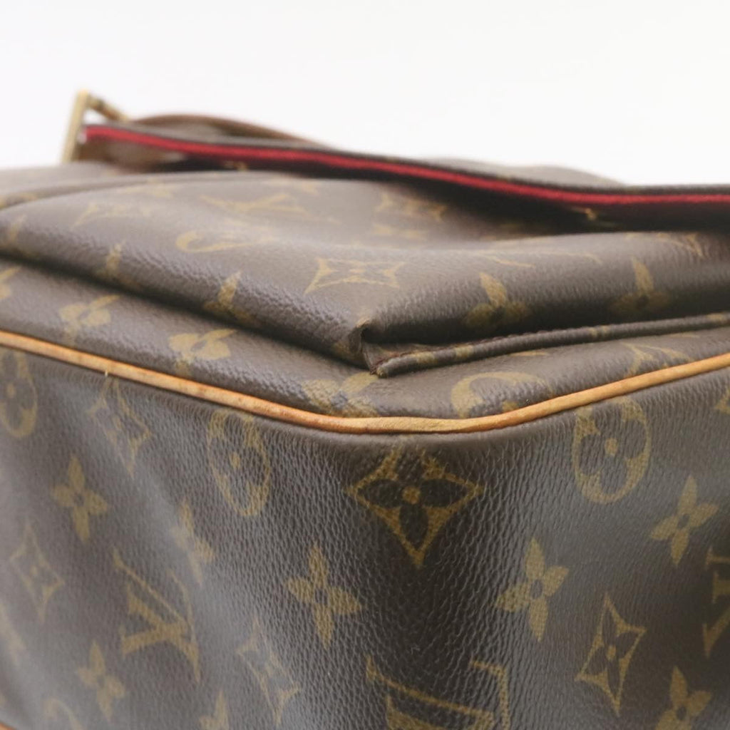 Louis Vuitton Gray Canvas Viva Cite shoulder bag