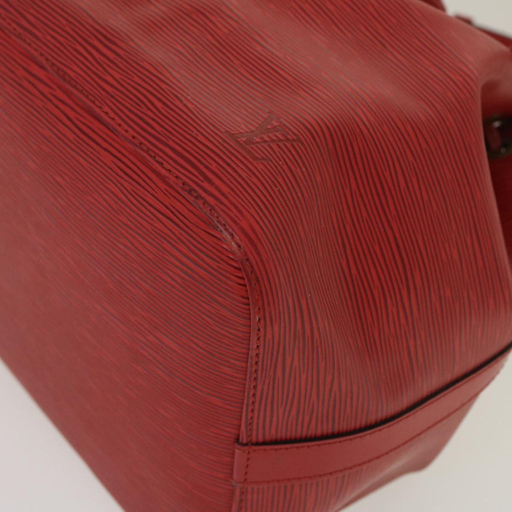 Louis Vuitton Red Leather Noe shoulder bag
