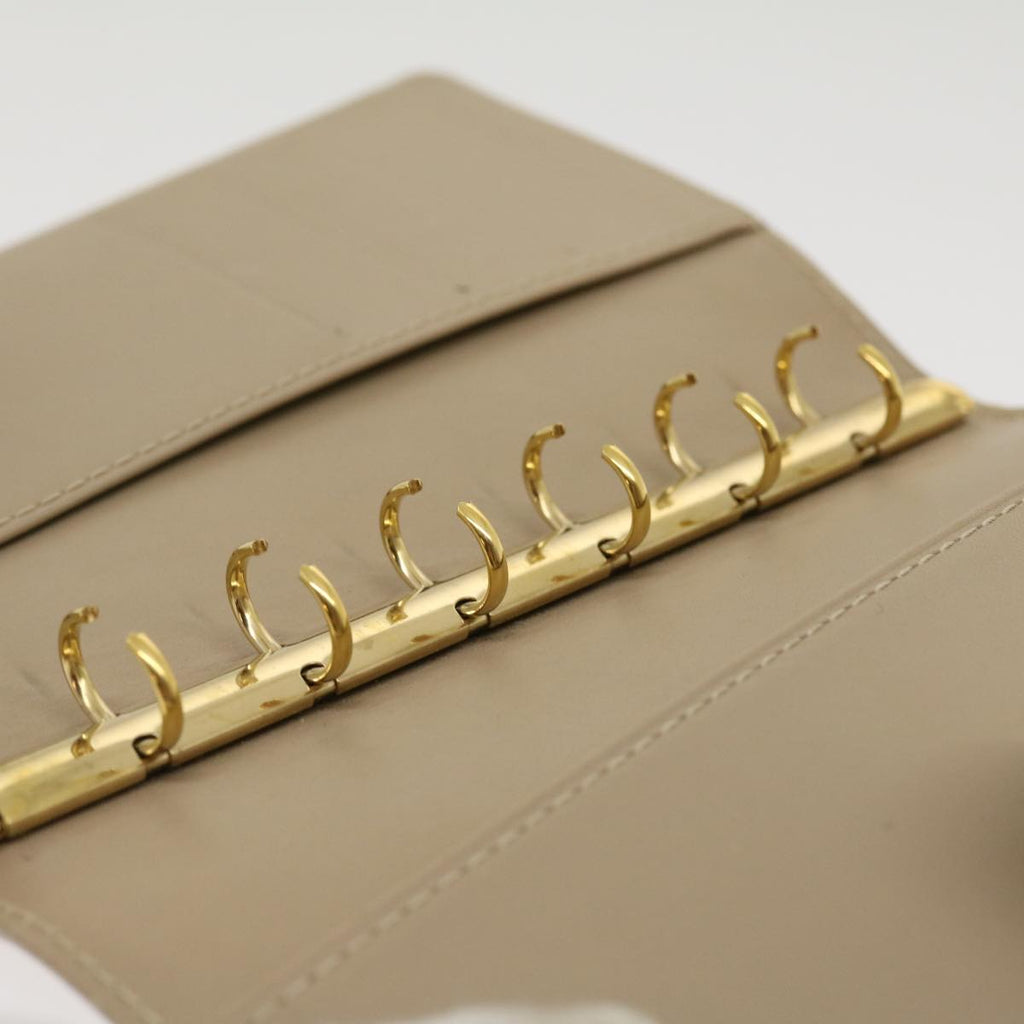 Louis Vuitton Beige Patent leather Agenda wallet accessories