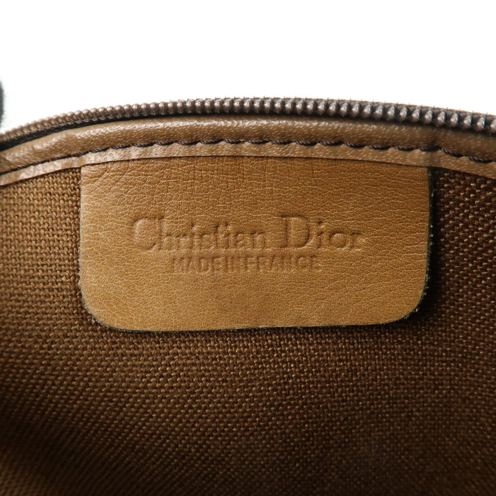 Christian Dior Honeycomb PVC Chain Shoulder Bag Black